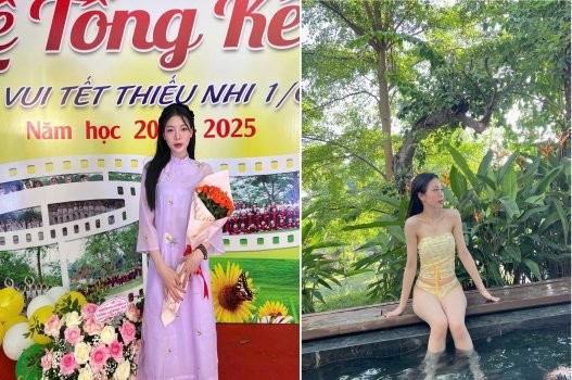 Giáo viên mầm non bí mật quan hệ với vẻ mặt khó chịu