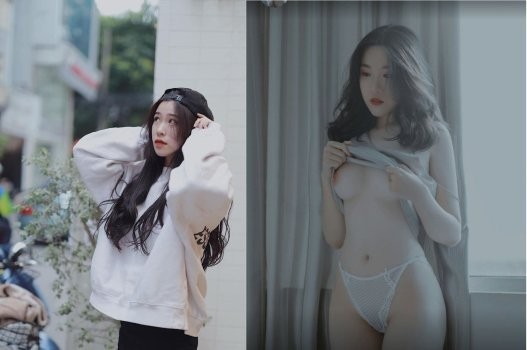 Sinh viên Đỗ Thuy Thủy chụp ảnh gợi cảm